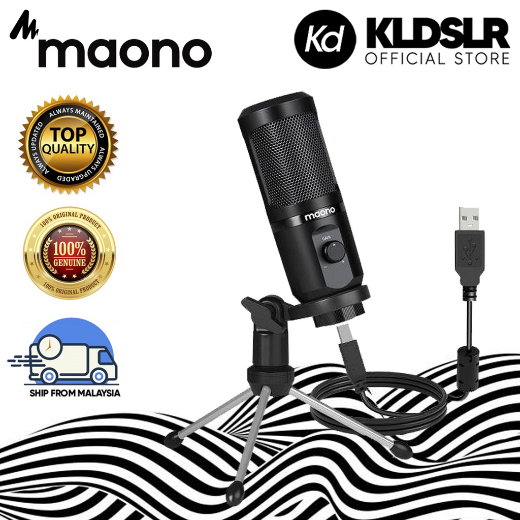 MAONO AU-PM461 USB Gaming Microphone with Mic Gain | Shopee Malaysia