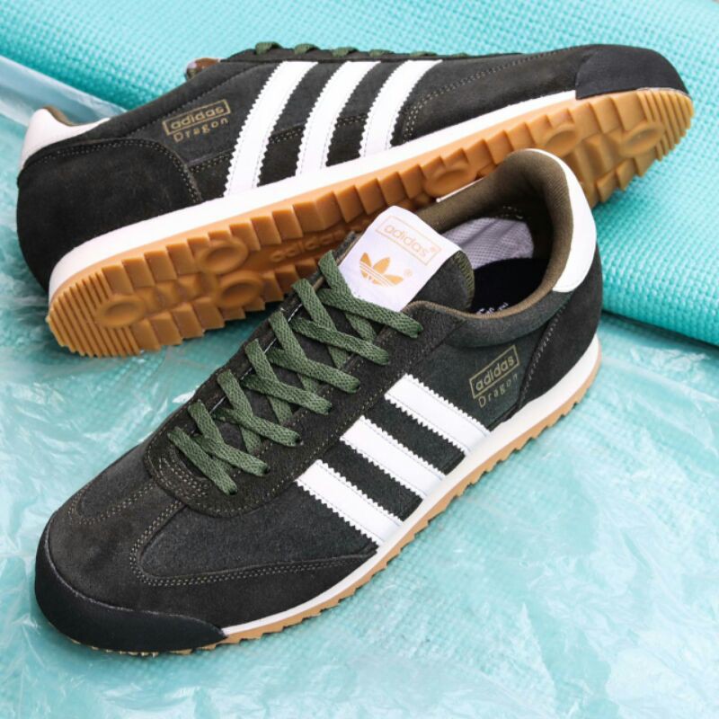 Adidas DRAGON DARK GREEN SOLE GUMP Shopee Malaysia