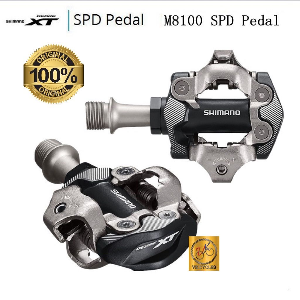 Shimano Pedal PDM8100 DEORE XT with cleat SMSH51 342g 100 Original