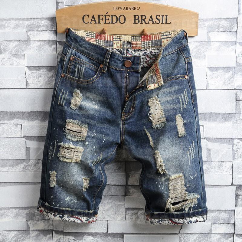 Denim shorts 2018 clearance men