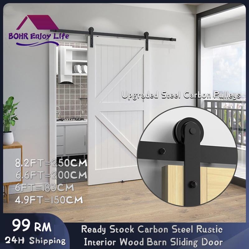 [Bohr]Malaysia spot Barn Door Hanging Rails Sliding Doors American