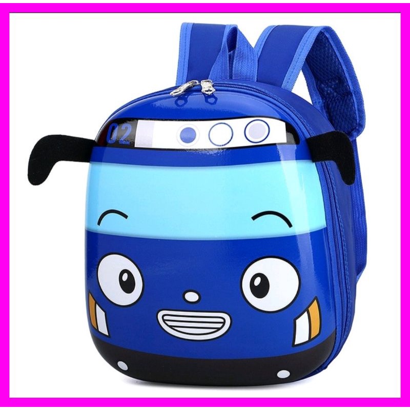 Children's School Backpack Tayo Bus Model Backpack | Shopee Malaysia