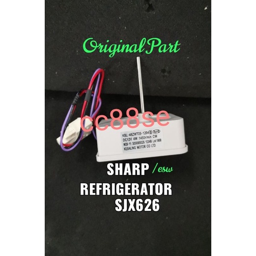 SHARP REFRIGERATOR FAN MOTOR SJ-X626 SJ-X636 ORIGINAL PART (3059900028 ...