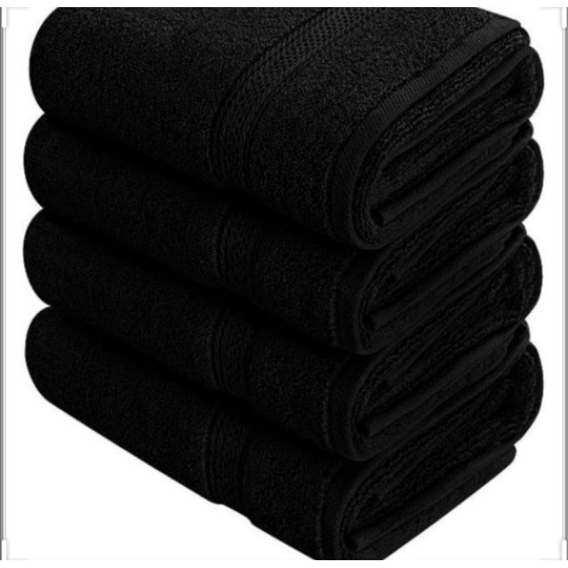 High Quality Black Bath Towel 100 Natural Cotton 100 Absorb Water