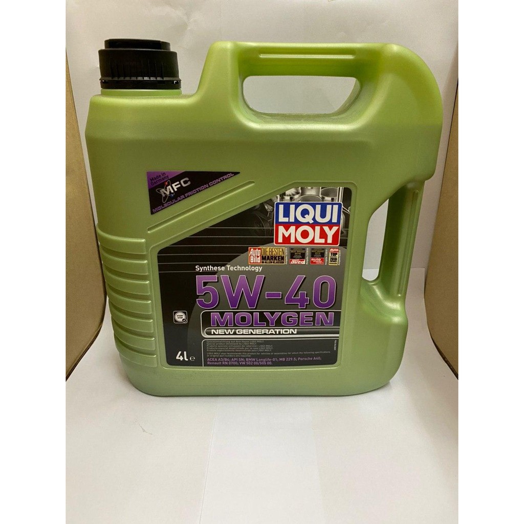 LIQUI MOLY MOLYGEN 5W40 ENGINE OIL ！100% ORIGINAL ！ | Shopee Malaysia