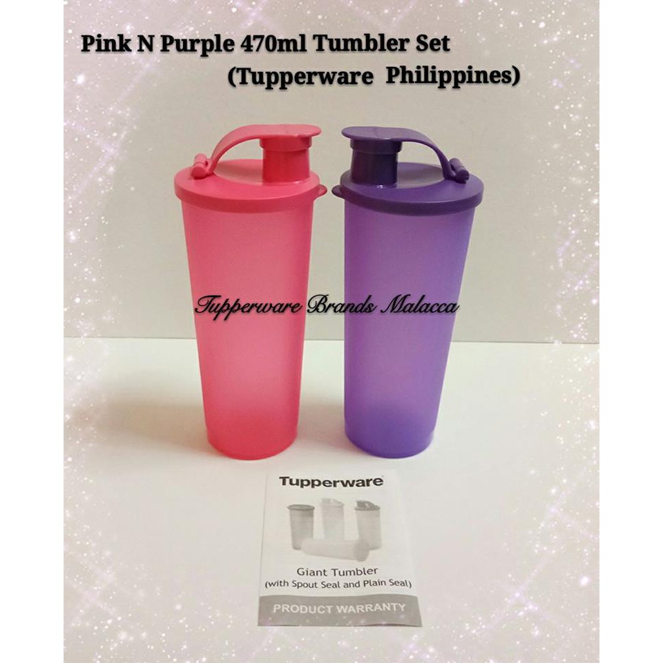 Tupperware Purple 470ml Tumbler (1pc) | Shopee Malaysia