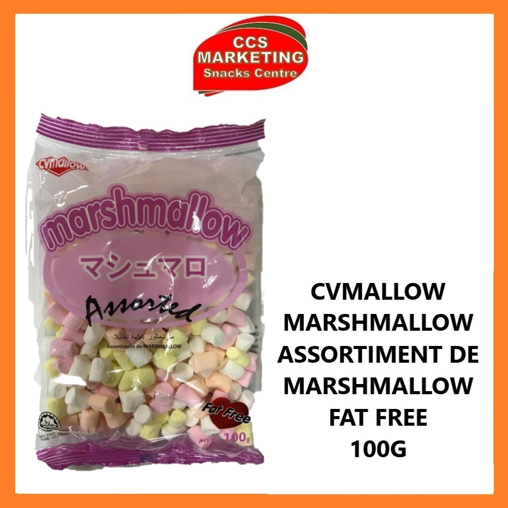 CCS Cvmallow Marshmallow Assortiment De Marshmallow Fat Free ( 100g