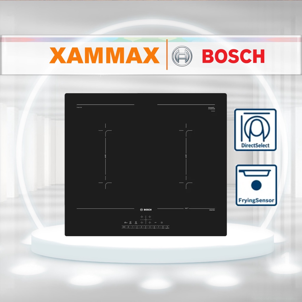 BOSCH - PVQ611FC5E - Serie 6 Induction Hob / 4 Burner / Kitchen ...