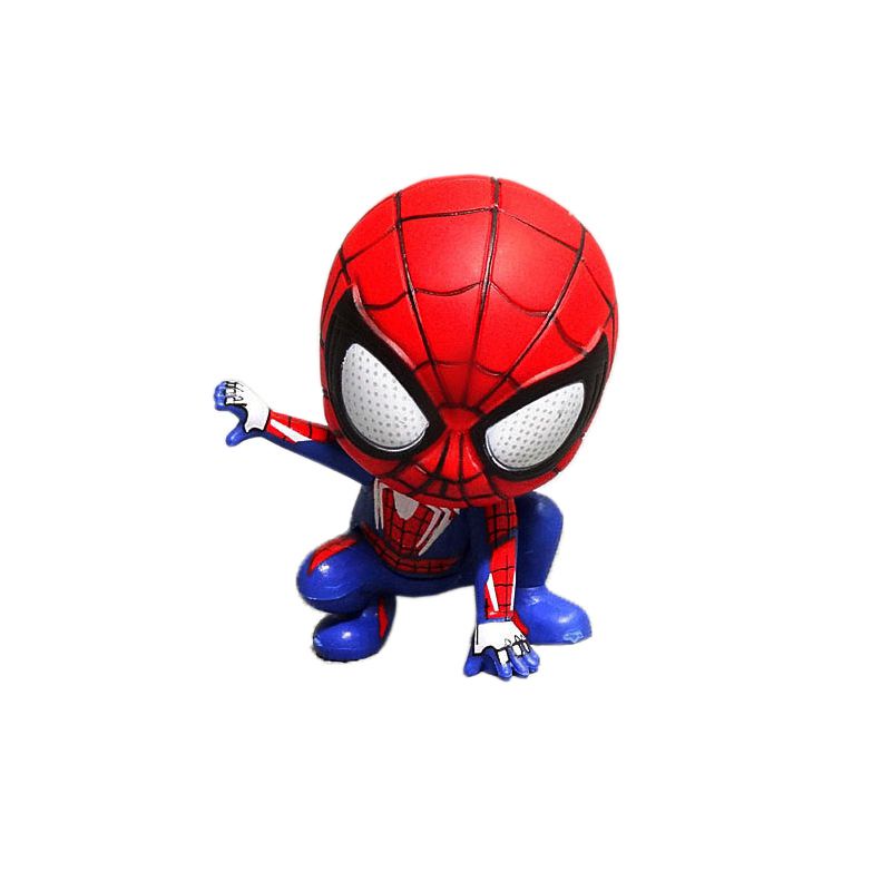 Ready Stock】5Pcs Q Version Spider-Man Toy Figure Shaking Head Car  Decoration Gift | Shopee Malaysia