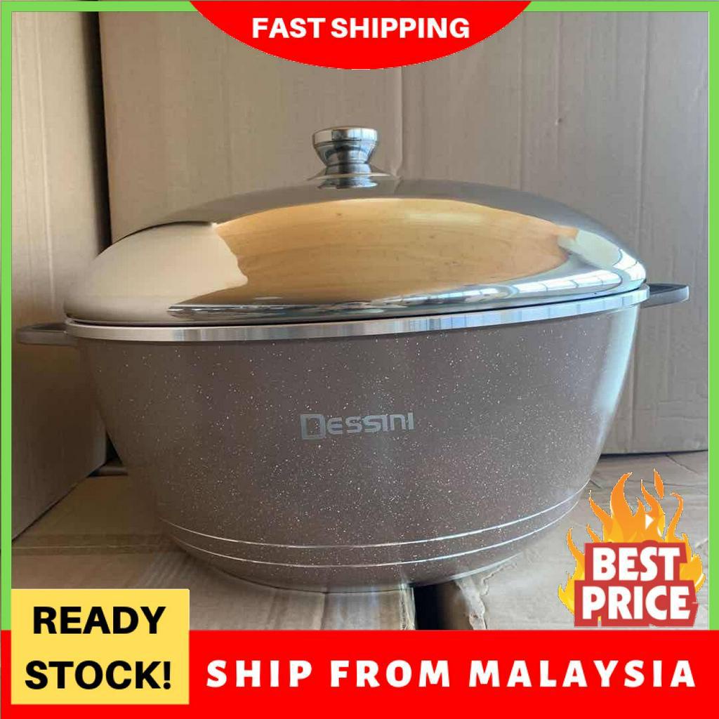 DESSINI 40cm Periuk Rendang Periuk Batu Granite Induction, Granite ...