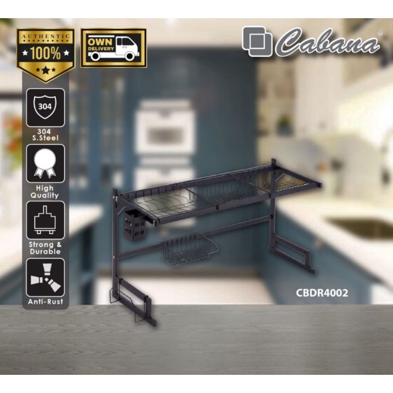 CABANA MULTIFUNCTION DISH RACK CBDR4002 | Shopee Malaysia