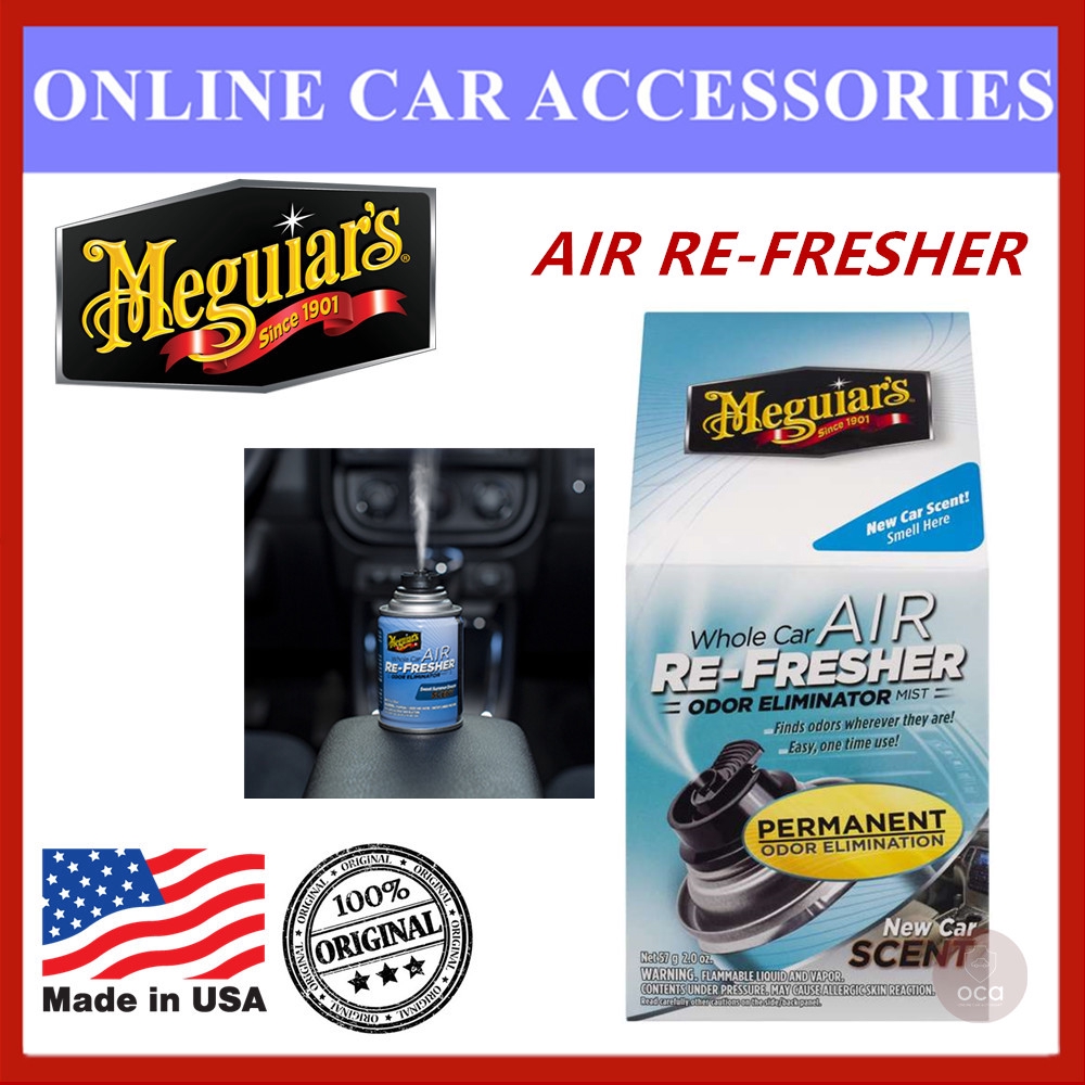 ( Free Gift ) Meguiars / Meguiar's G16402 Air Refresher Freshener Odor Eliminator Mist New Car