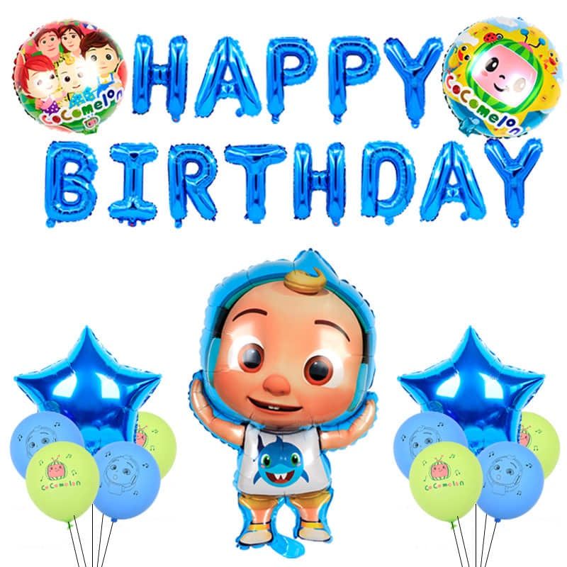 READY STOCK Cocomelon Baby JJ Happy Birthday Balloon Party Decoration ...