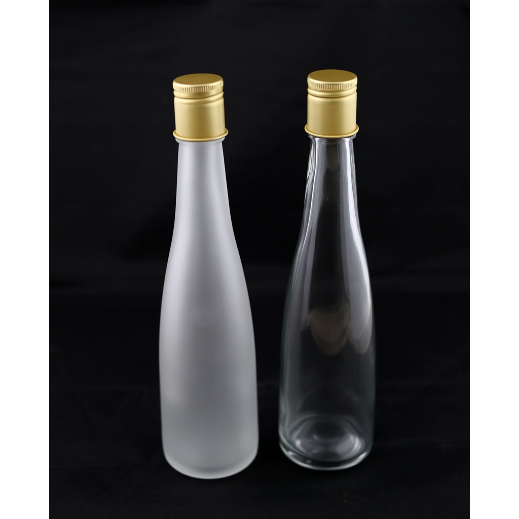 325ml Glass bottle/botol kaca/botol madu/honey bottle with Aluminium ...