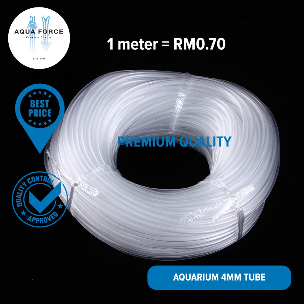 PREMIUM AQUARIUM TEBAL OXYGEN PIPE / CO2 TUBING / OXYGEN TUBE / PAIP ...