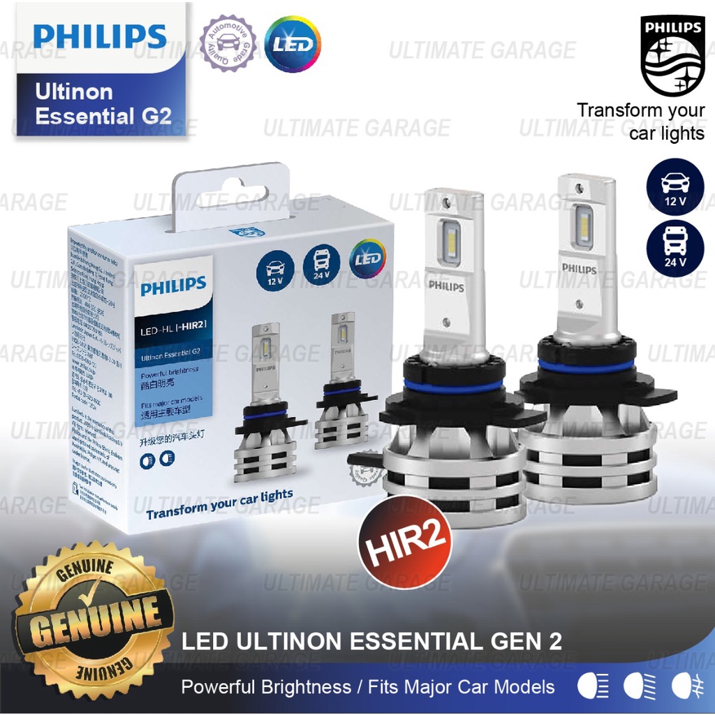 Philips LED H1 Ultinon Essential LED Gen2 12V/24V 19W LED G2 6500K