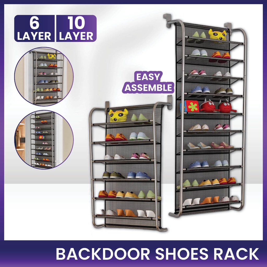 Backdoor Shoes Rack Wall Mounted Racking Storage Shoe Cabinet Wall ...