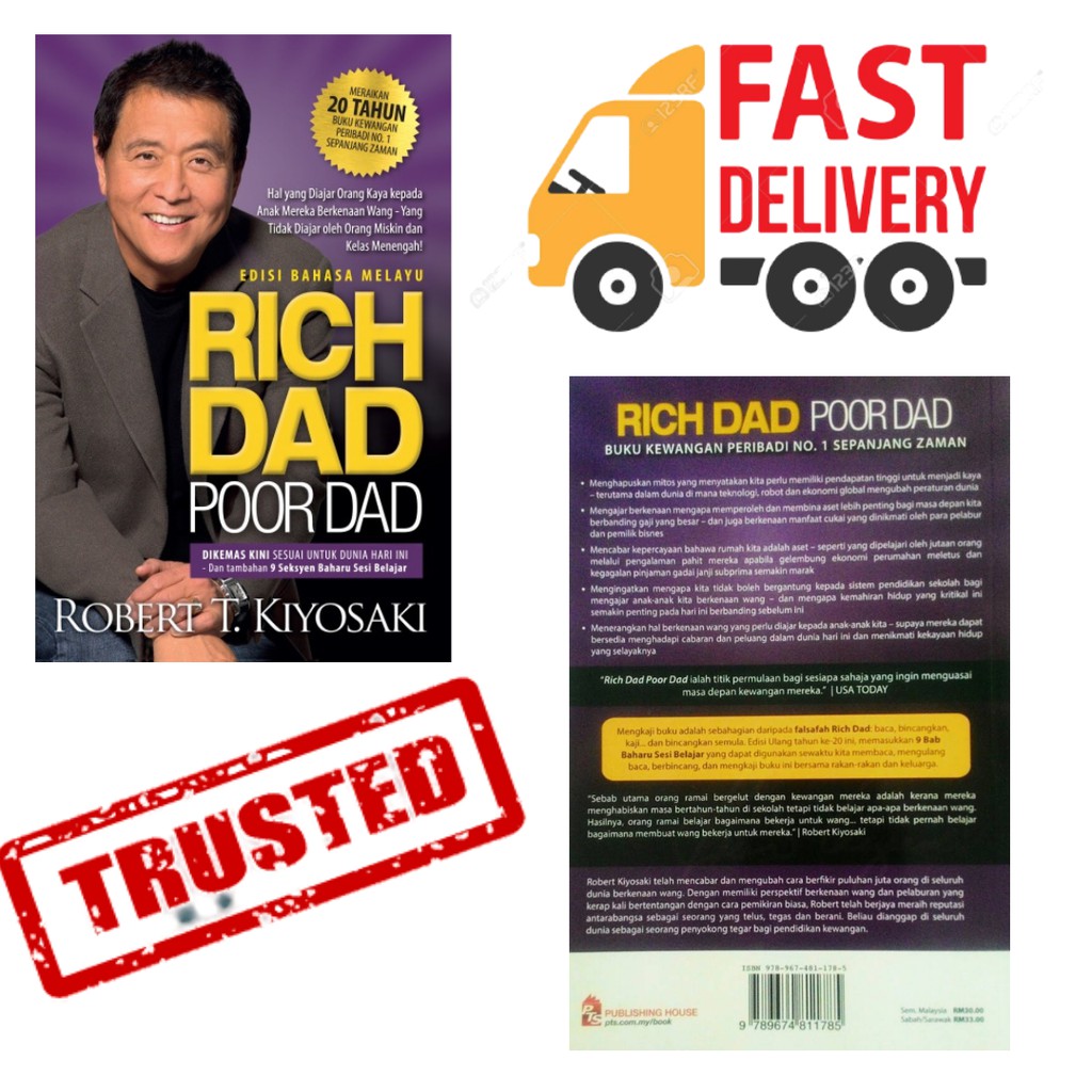 Rich Dad Poor Dad Edisi Ulang Tahun Ke 20 Kewangan Buku Jimat