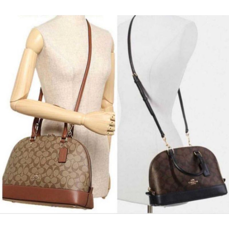 coach signature large sierra Shell ORIGIN VIETNAM DATE CODE premium  crossbody bag purse handbag