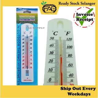 Accurate Room Thermometer Indoor & Outdoor Room Temperature Monitor Easy Read Accurate Wall Thermometer for Home Office