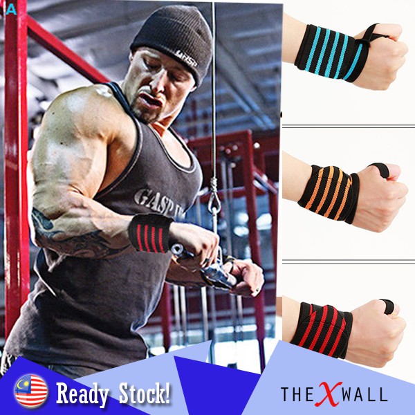 1 Pair] Wrist Wraps Thumb Loops Wrist Support Brace Guard Weight