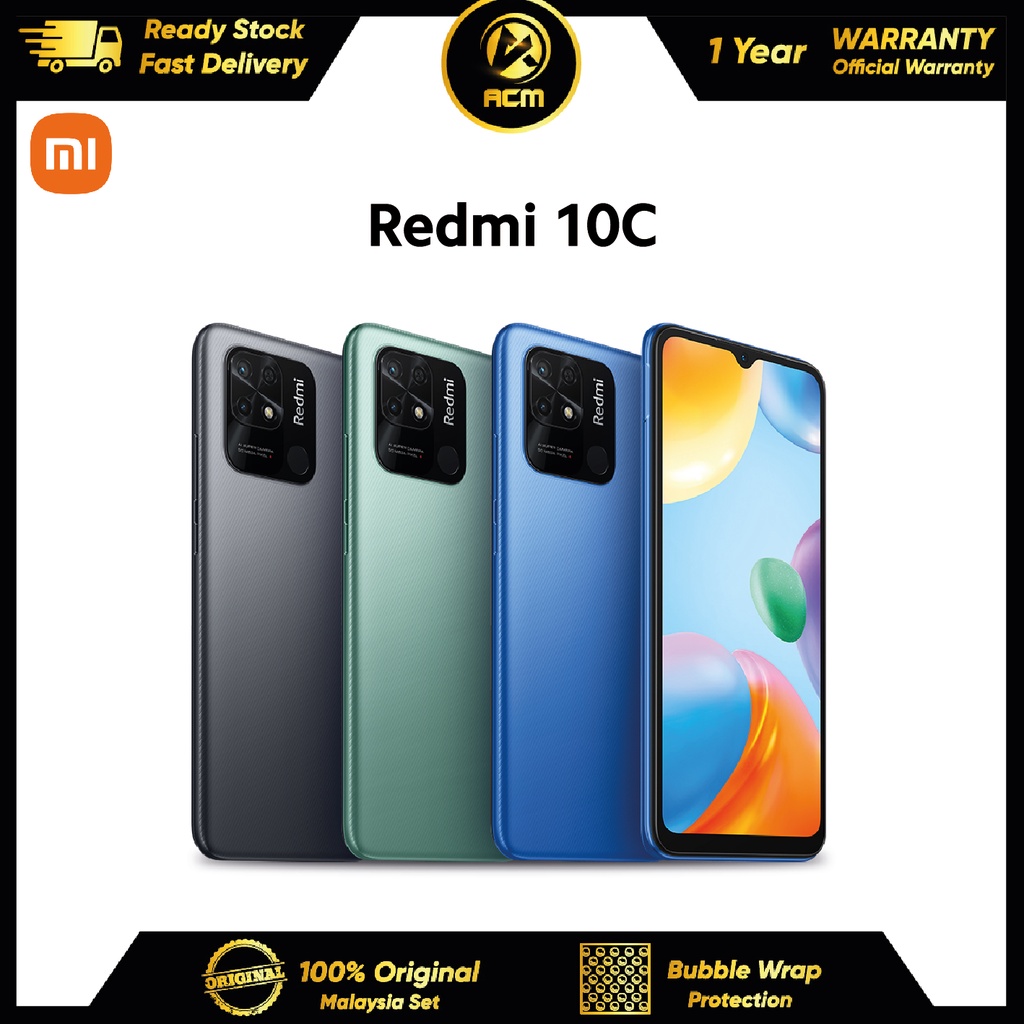 Promotion!!! Xiaomi Redmi 10C Smart Phone 100% Original | Shopee Malaysia