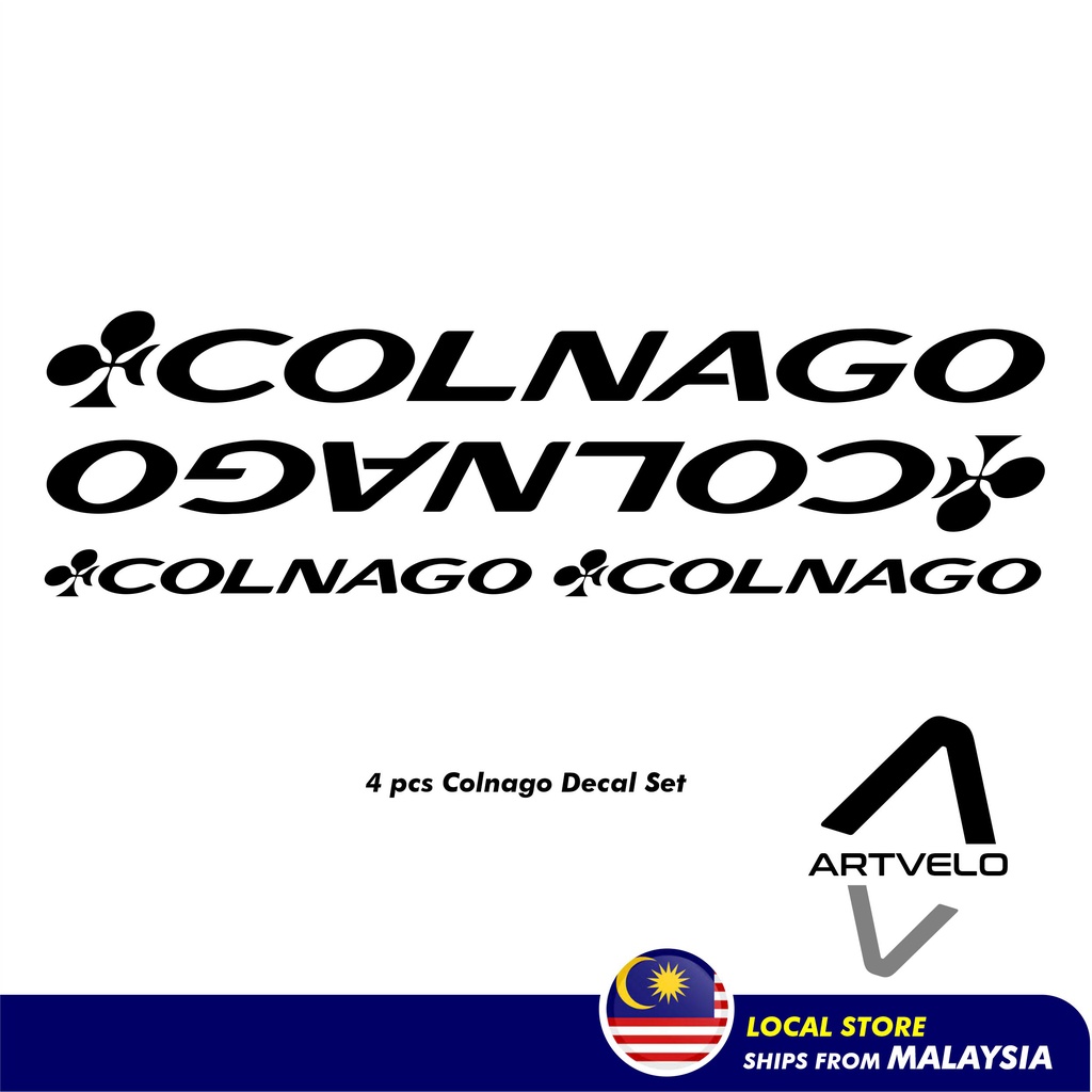 4 pcs Colnago Frame Sticker for Road Mountain Bike MTB Bicycle Cycling ...