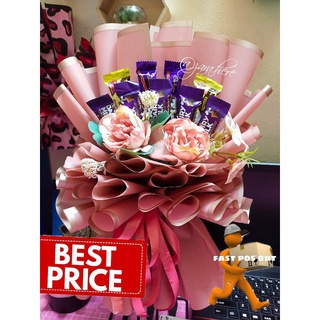 Diy Gubahan Bouquet Coklat/Chocolate Sempena Hari Ibu (Happy