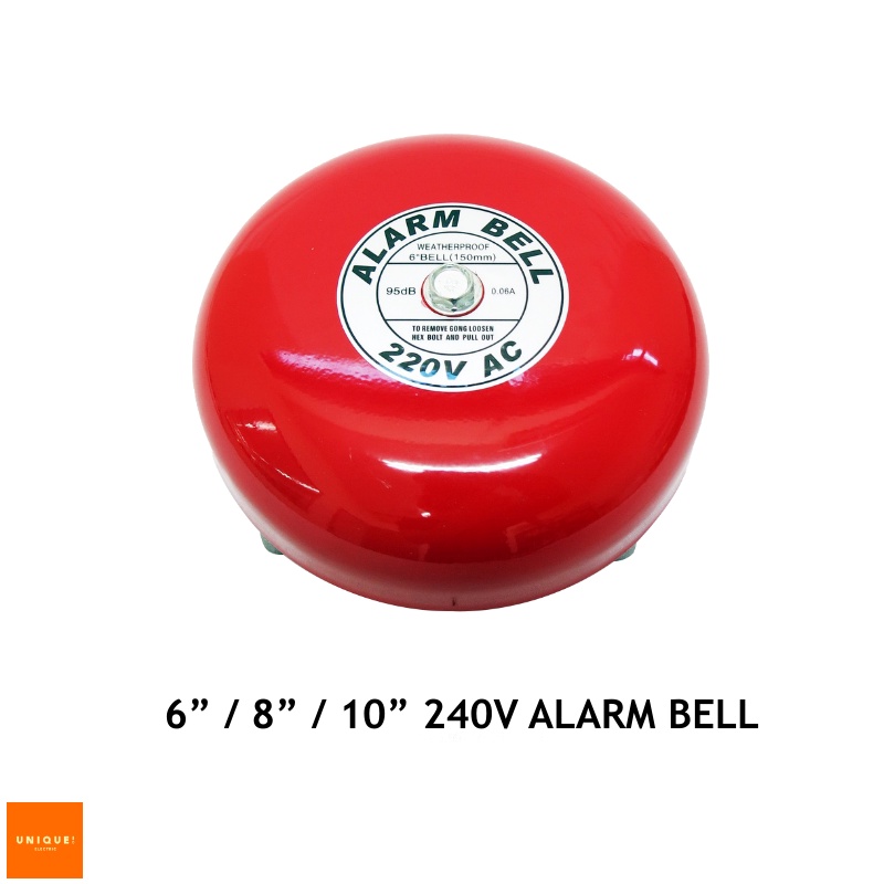 6” / 8” / 10” 240V ALARM BELL | Shopee Malaysia