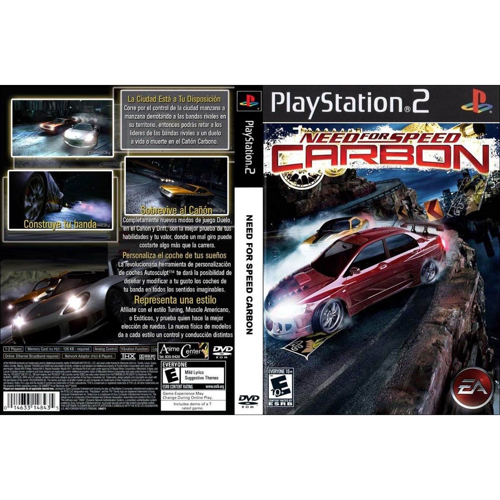 Need For Speed Carbon (CD Games PS2) Shopee Malaysia