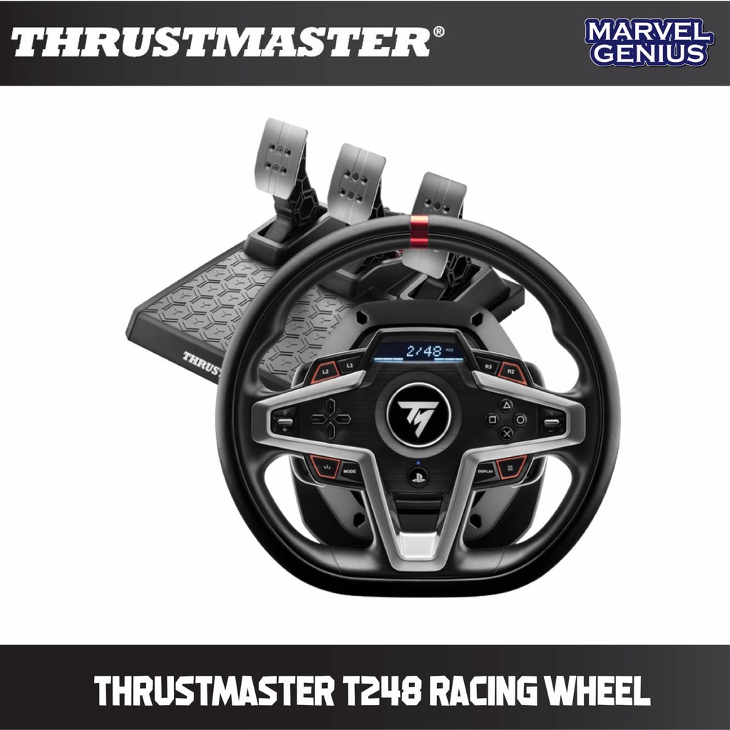 THRUSTMASTER STEERING WHEEL - T248 HYBRID NEXT GENERATION OF RACING ...