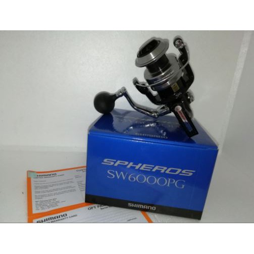 🌟ORIGINAL! REEL SHIMANO SPHEROS SW6000PG (JDM) 🔥 JAPAN | Fishing