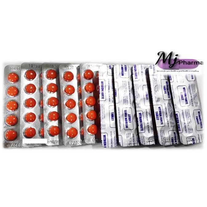 Vitbion Forte Tablet 10s Per Strip Contains Vit B1, Vit B6 And Vit B12 ...