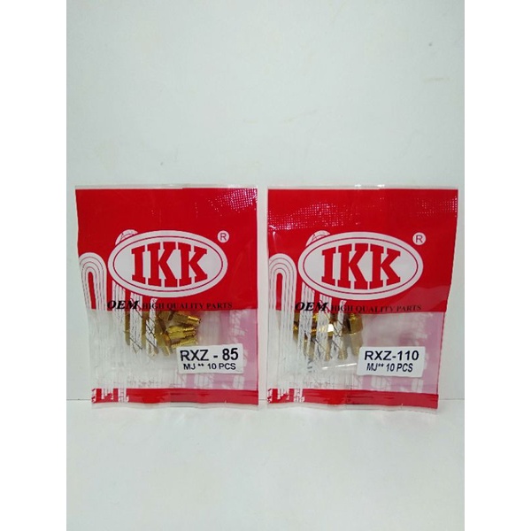 YAMAHA RXZ Y125 RXS TS125 TZM TXR MAIN JET 80 - 400 PER PCS BRAND IKK ...