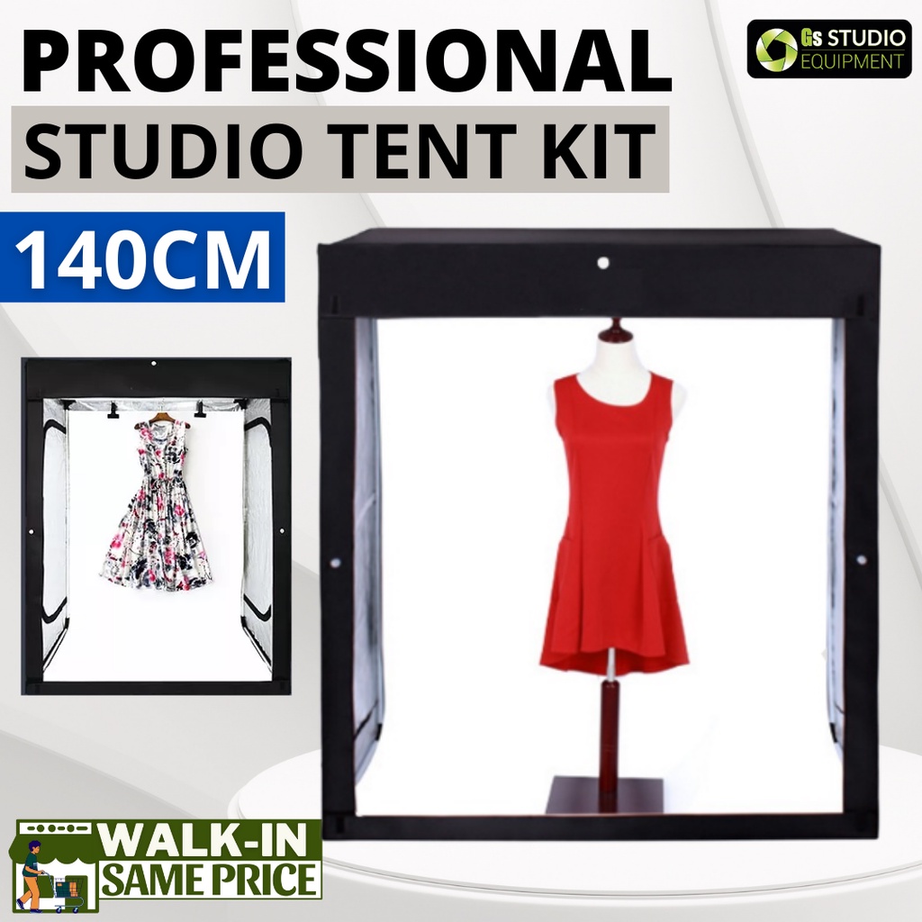 GS Extra Large Professional Studio LED Light Tent Kit For Product Photo