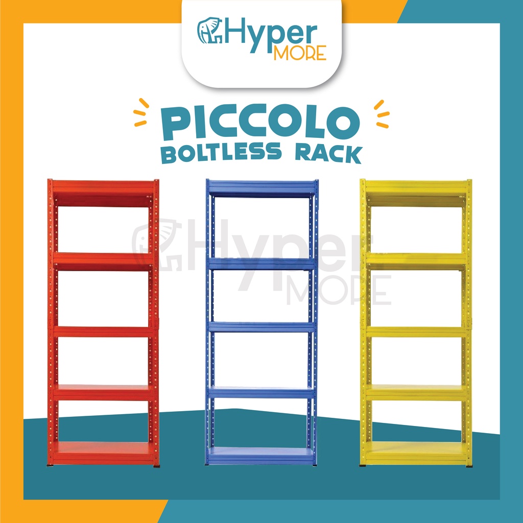 HYPERMORE [High Quality] Boltless Rack Piccolo Color Rack Storage Rak ...