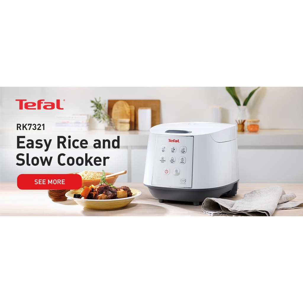 Tefal (1.8L) Fuzzy Logic Rice Cooker RK7321 (pack with bubble wrap