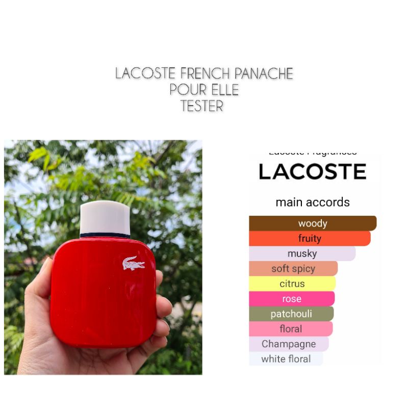 Lacoste panache pour online elle