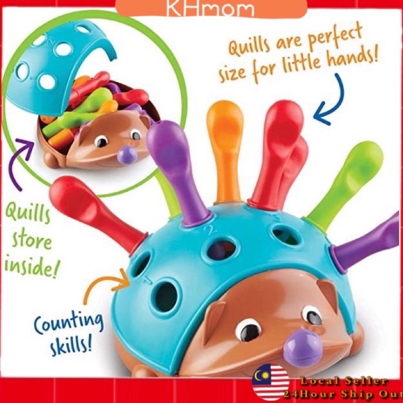 [READY STOCK] Spike the Fine Motor Hedgehog Learning Resource Toy Motor ...