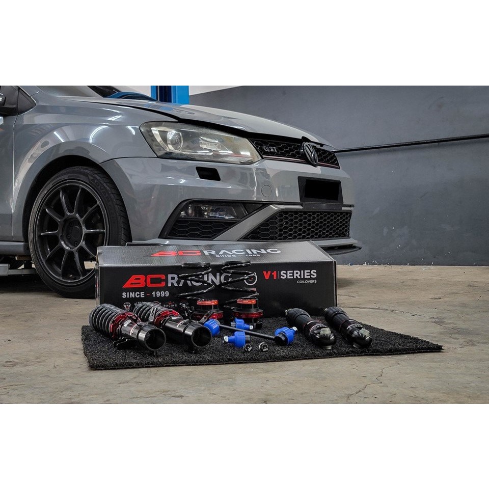 Volkswagen Polo 6R - BC RACING V1 series fully adjustable absorber ...