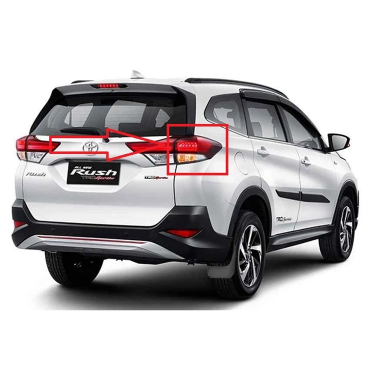 TOYOTA RUSH 2018 TAIL LAMP REAR LIGHT LAMPU BELAKANG / BONNET LAMP ...