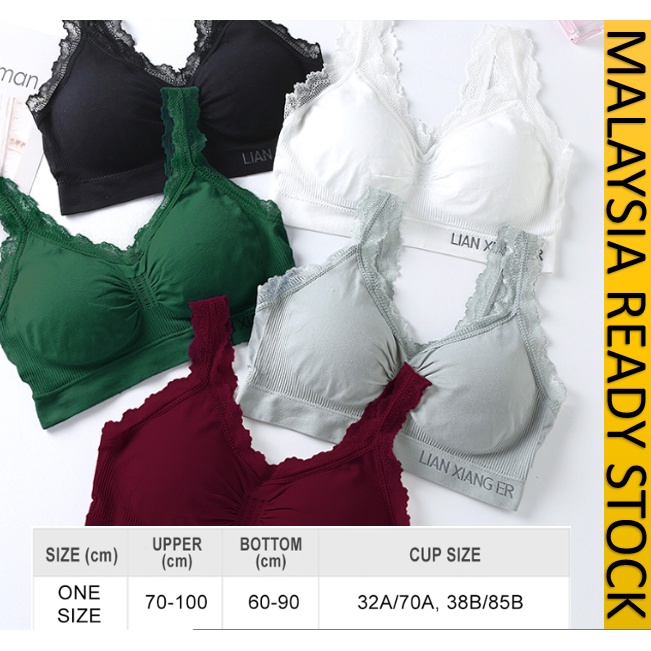 MALAYSIA: FREE SIZE BRA CATHERINE SEAMFREE LACE TUBE BRA | Shopee Malaysia