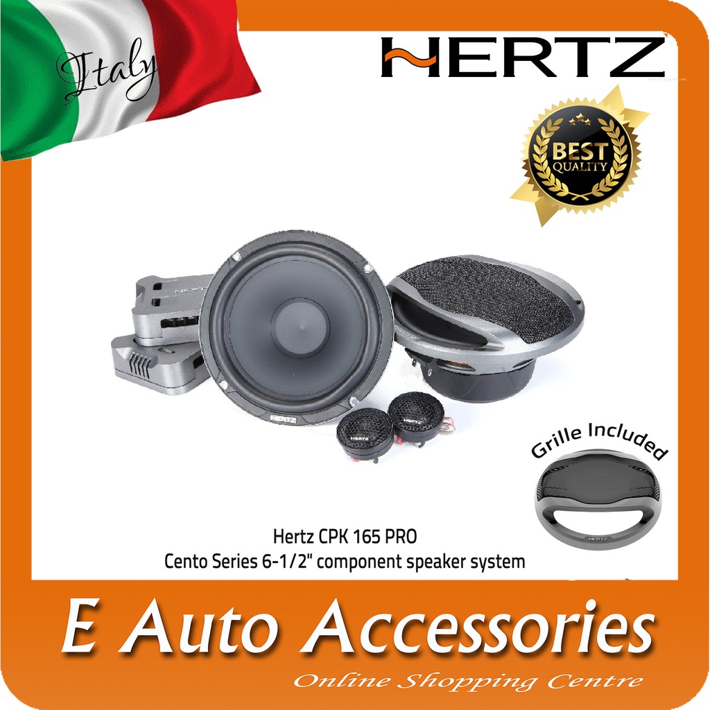 Hertz CPK 165 PRO Cento Series 6-1/2" 2 Way Component Car Speaker ...
