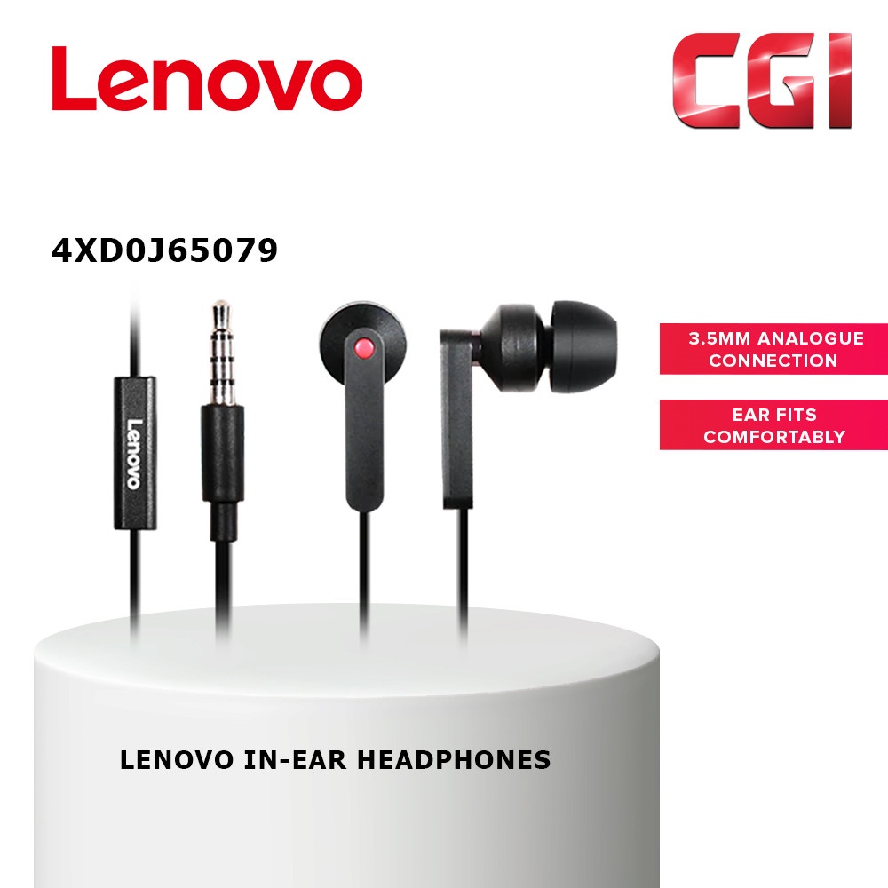 Lenovo In Ear Headphones 4xd0j65079 Shopee Malaysia