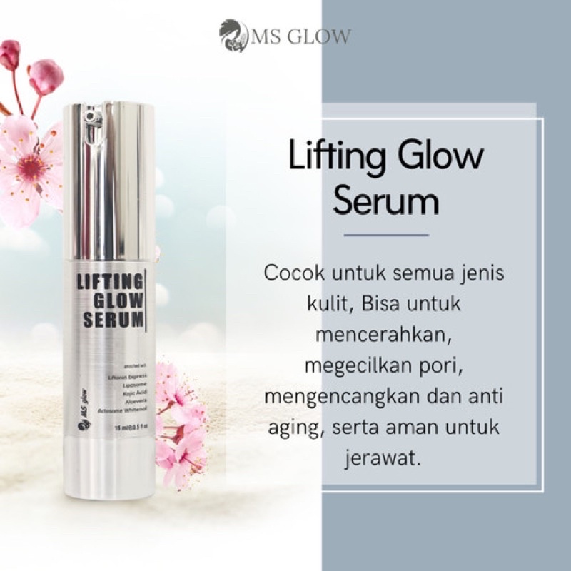 SERUM LIFTING MS GLOW ORIGINAL Shopee Malaysia