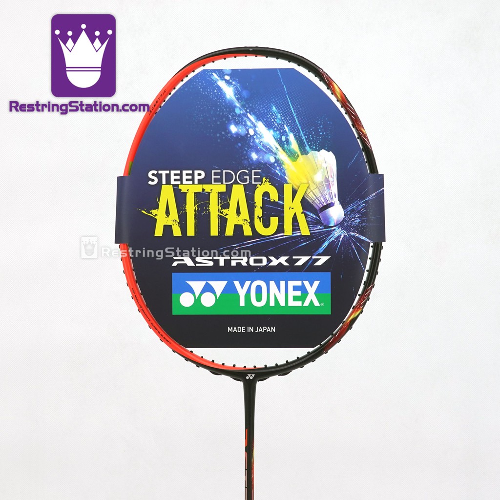 [100% Genuine & Ready Stock] YONEX ASTROX 77 Shine Red Badminton Racket ...