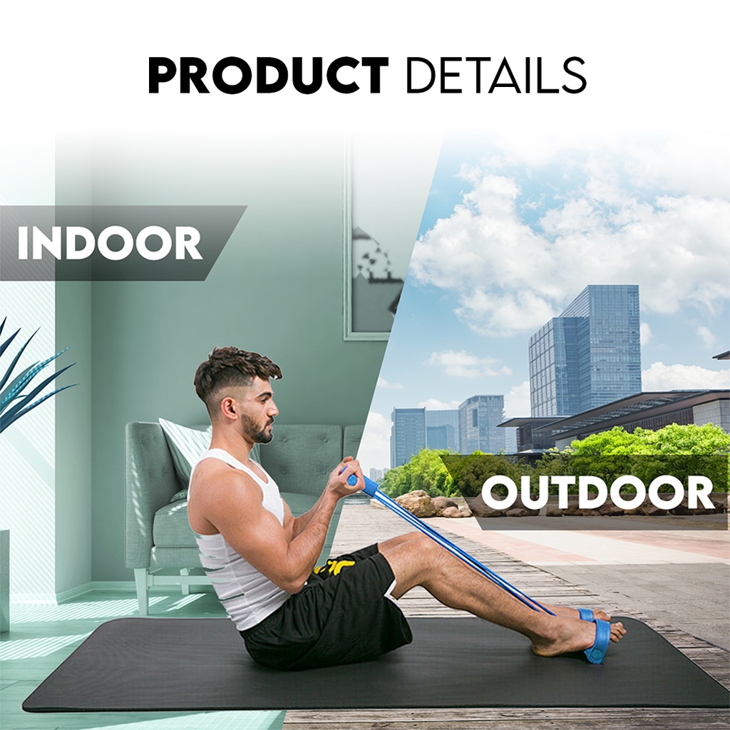 Vigor Fitness 4-In-1 Yoga Pilate Package - Yoga Mat + 8 Band + Yoga ...