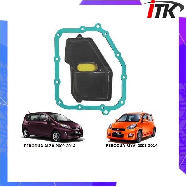 AUTO FILTER / GEAR BOX FILTER & GASKET SET PERODUA MYVI 20052014