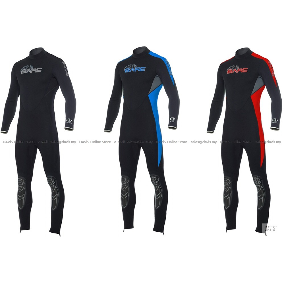 *Clearance Stocks* BARE SPORTS 3/2mm Velocity Full Suit Men's Wetsuit