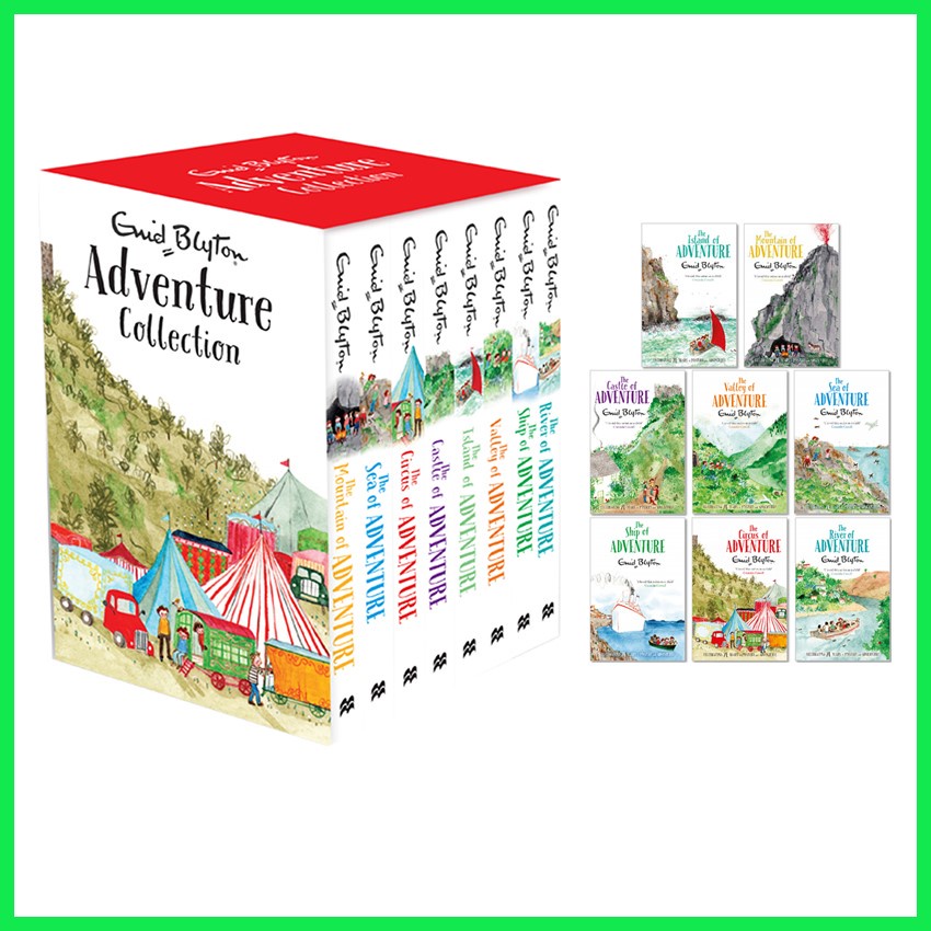 Enid Blyton Adventure Collection 8books boxed set,paperback | Shopee ...